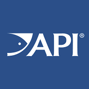 API logo representing freshwater aquarium treatments and testing products available at Pets Everywhere