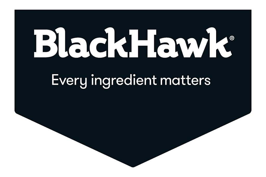 Black Hawk pet food logo premium dog and cat nutrition available at Pets Everywhere Adelaide